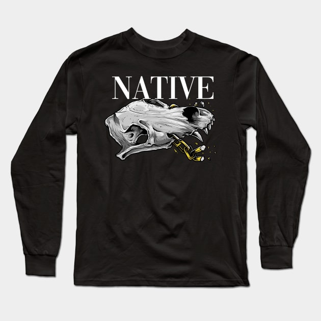 native bones Long Sleeve T-Shirt by mbonproject